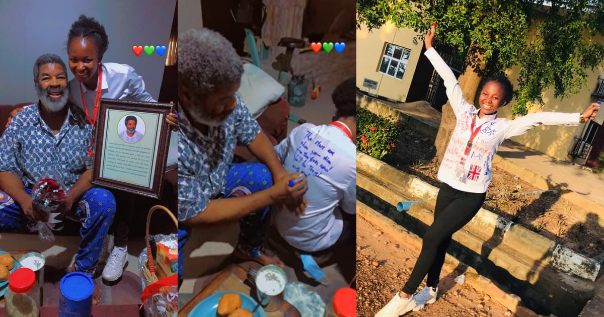 Nigerian lady whose helper picked her when she was bartending at the tender of 9, graduates from the university 14 years later (Photos)