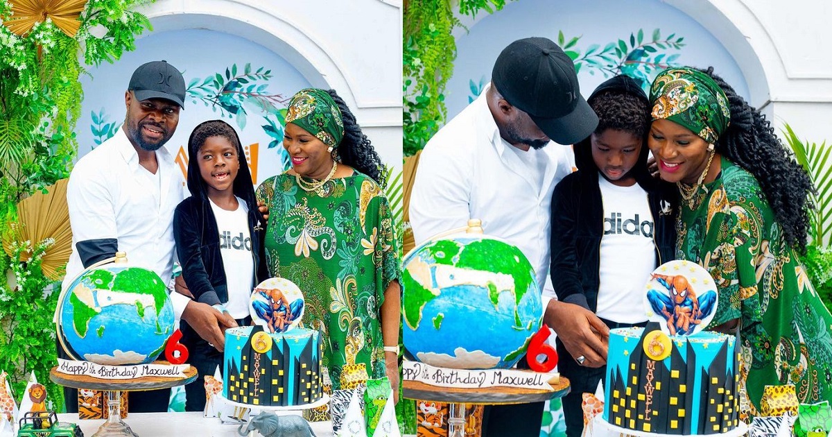 Stephanie Okereke Linus and husband Linus Idahosa celebrate their son as he turns 6 (photos)