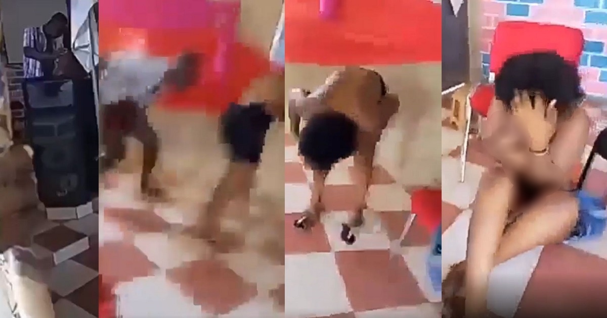 Shock as pastor gets caught red-handed sleeping with married woman on church altar (WATCH)