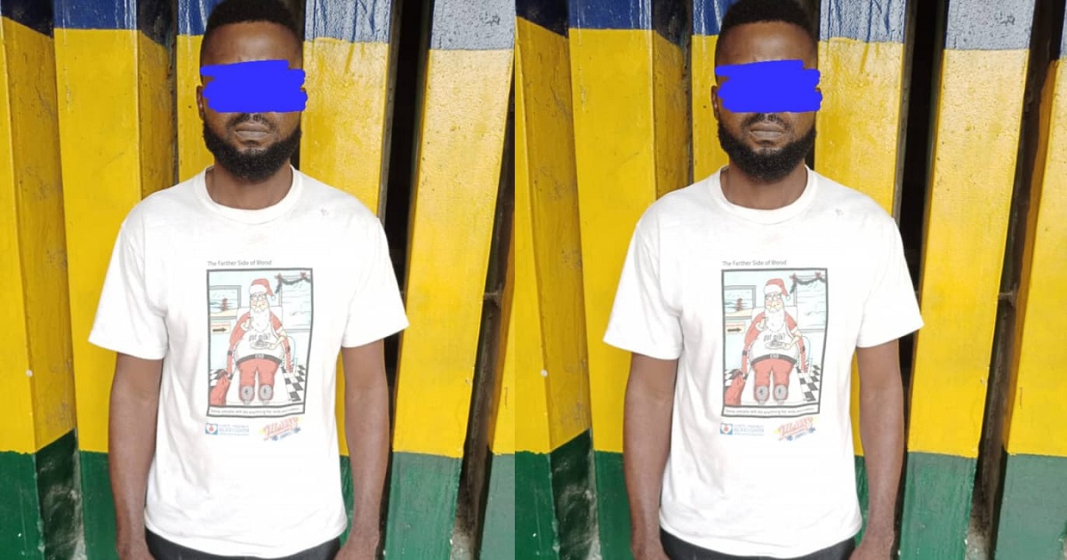 32-year-old married man arrested for allegedly defiling neighbor’s 13 year old daughter in Lagos (Photo)