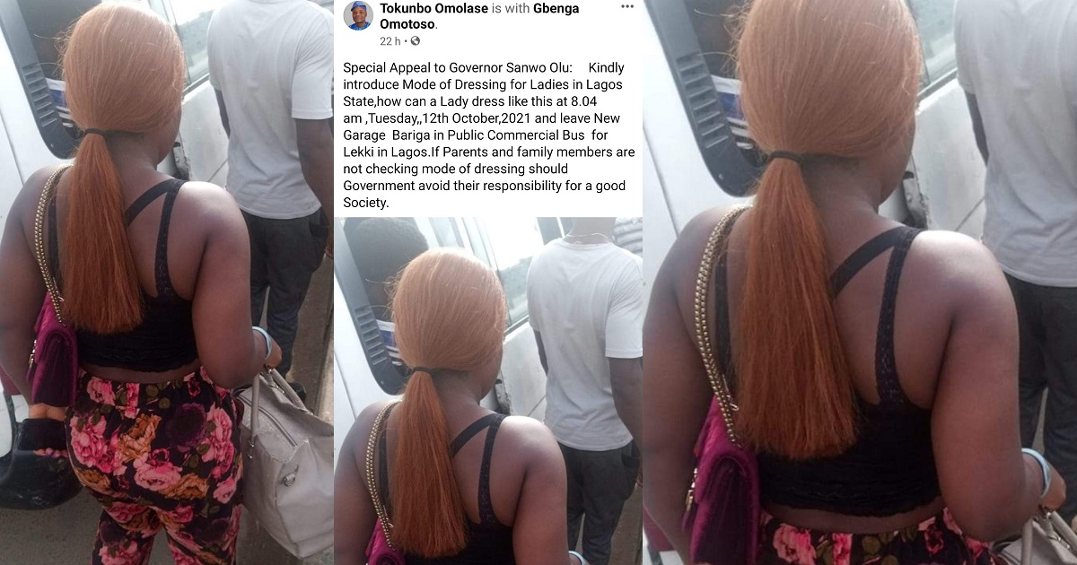 Man dragged to the mud after snapping a lady and calling on the government to introduce mode of dressing for women