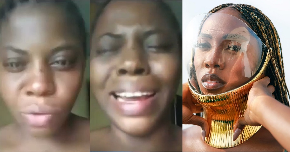Nigerian lady breaks down in tears as she apologizes to Tiwa Savage for watching her tape. (Video)