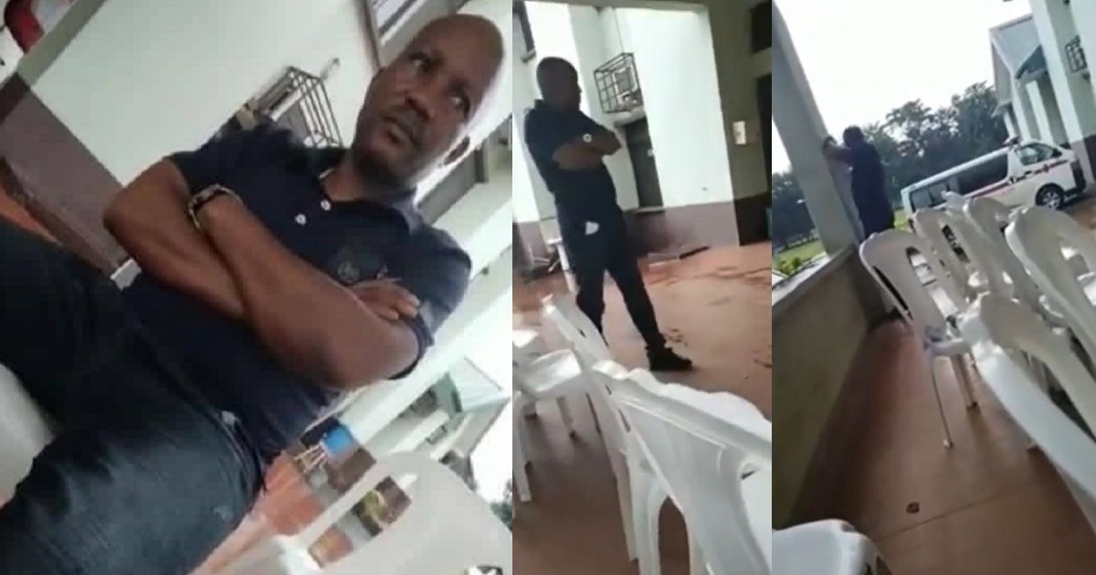 UNIBEN senior lecturer arrested by school authorities after being accused of raping a female student and locking her inside his office (Video)