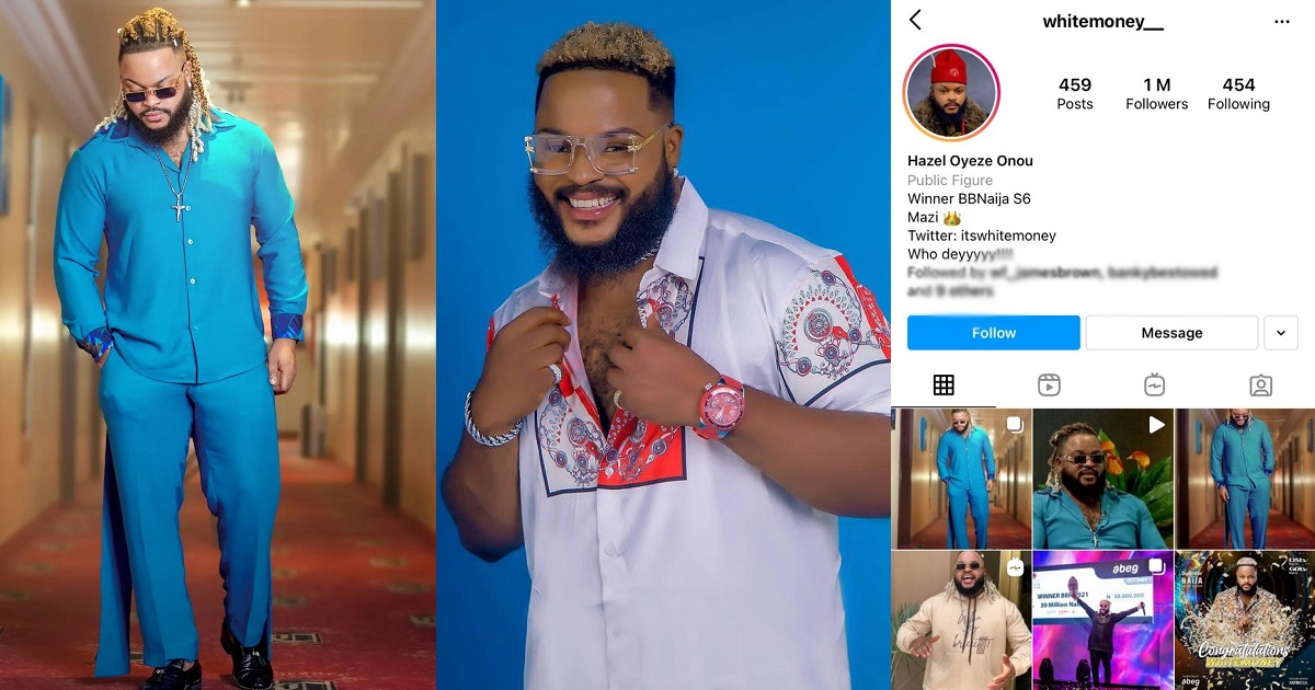 Whitemoney hits 1 million followers on Instagram