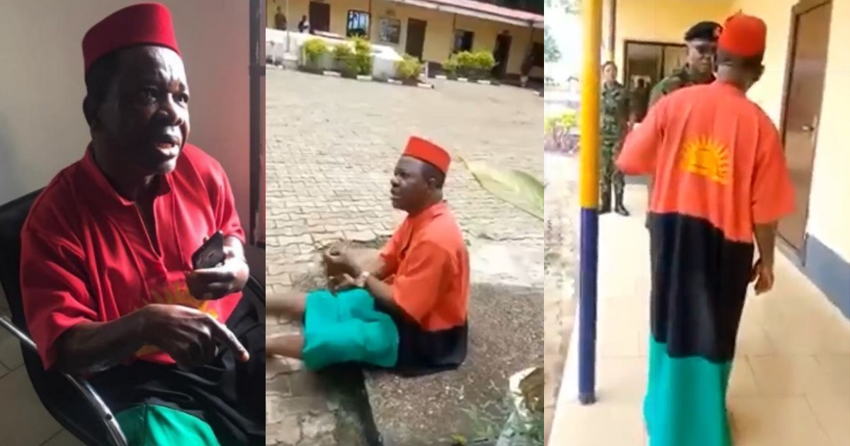 “What I’m wearing is a civil dress” — Actor Chinwetalu Agu speaks at the Army division he was taken to after being arrested by soldiers (video)