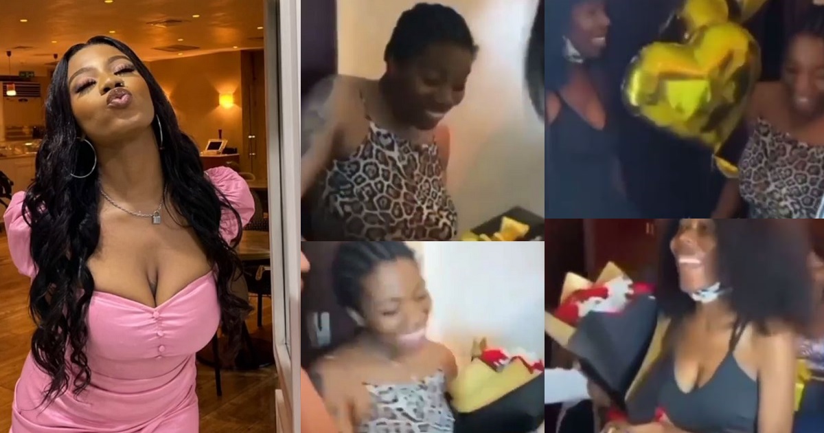 BBNaija star, Angel’s fans showers her with gifts (video)