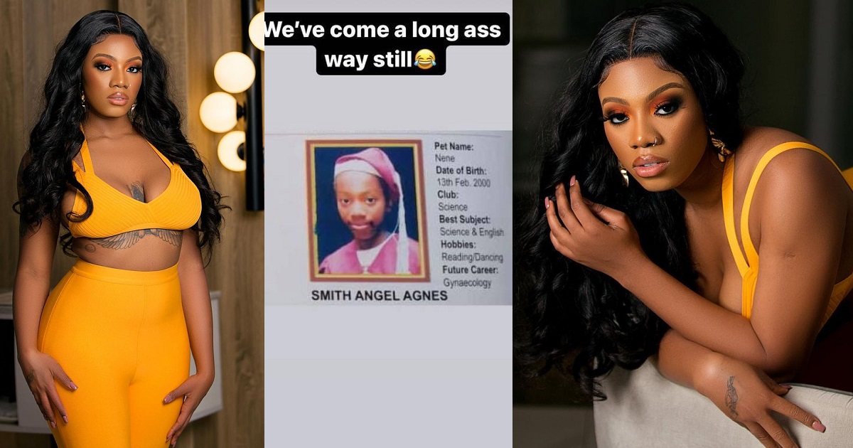 Reality star, Angel shares photo of her yearbook which showed she was born in 2000 as she reveals she wanted to be a medical doctor