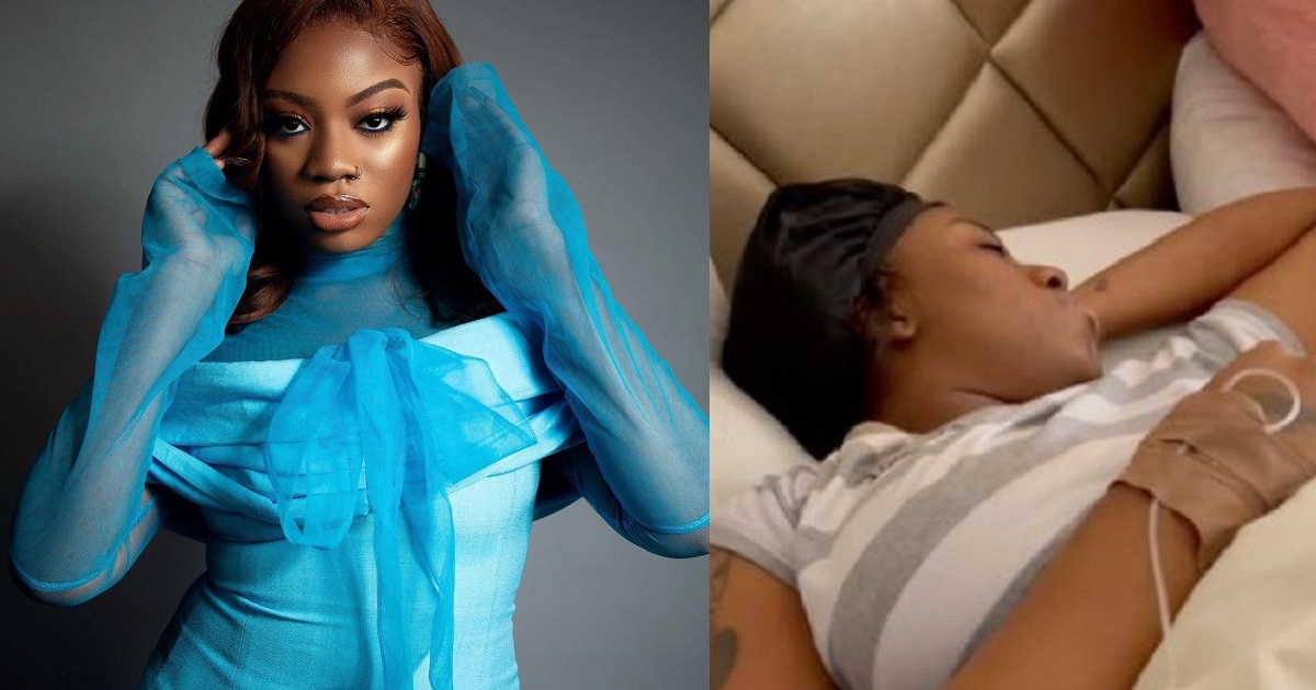 “What’s happening?” – Fans expresses concern as another BBNaija star, Angel gets hospitalized (Video)