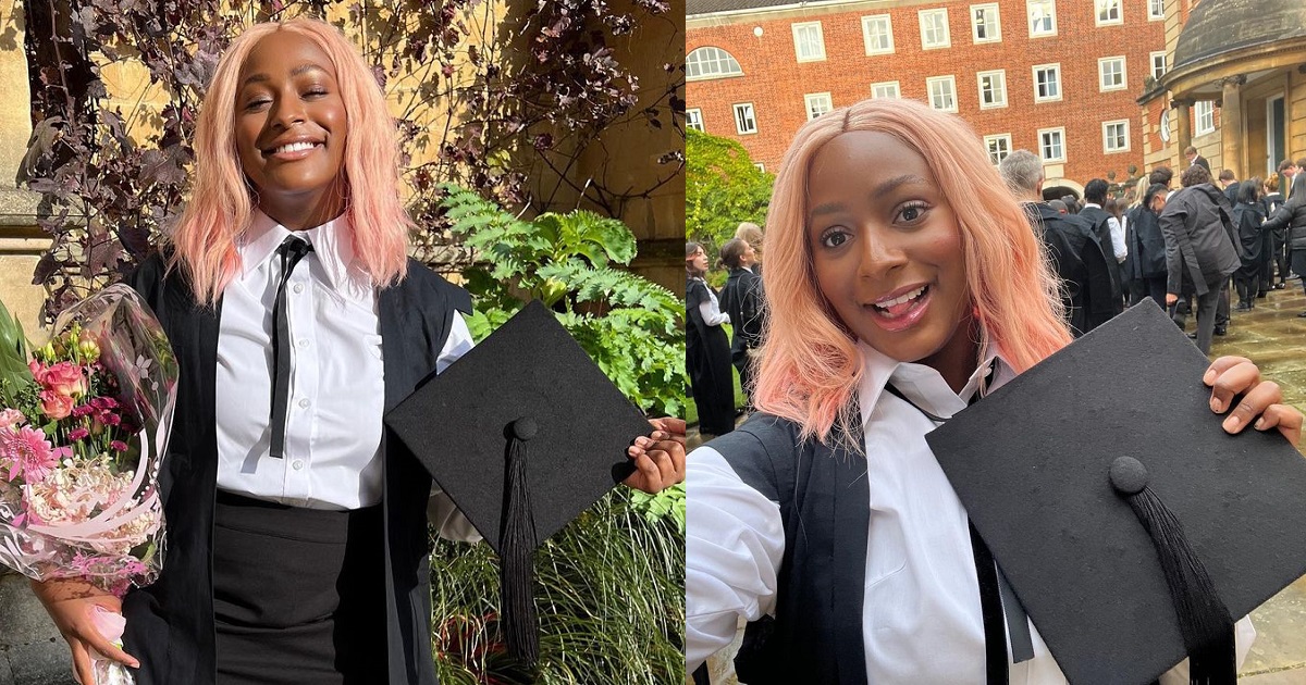 “Worked my ass off to get in” – DJ Cuppy says as she shares photos from her matriculation ceremony into Oxford University