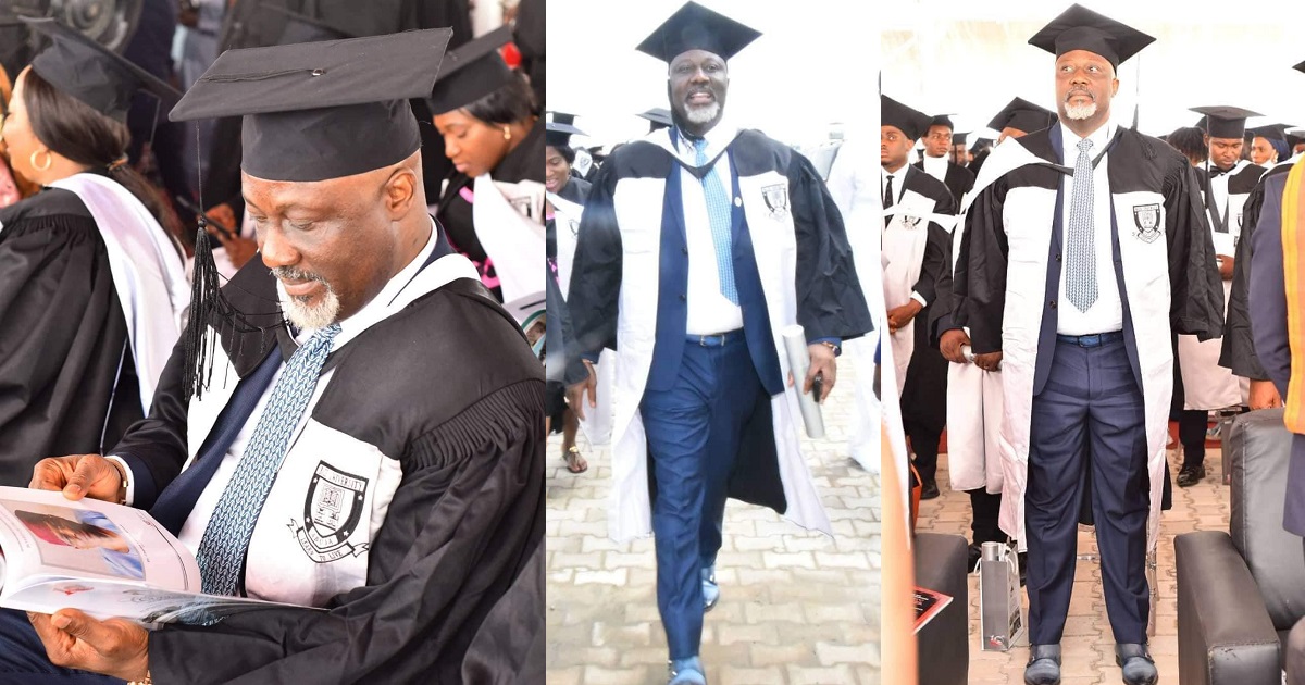 Dino Melaye bags degree in Law (photos)