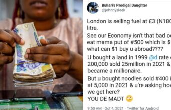 Nigerian lady sparks