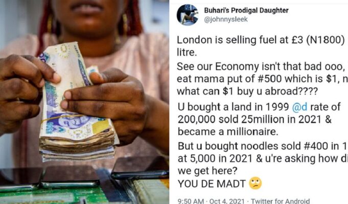 Nigerian lady sparks