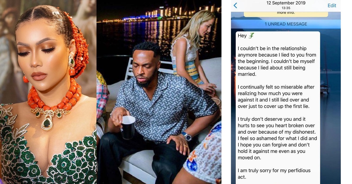 Chats screenshots show Kelvin lied about his marital status to Maria and that he’s been separated from his wife since 2018 (Read)