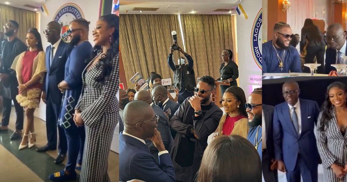 “I watched a bit” – Gov Sanwo-Olu tells BBNaija finalists as he meets with them in Lagos (video)