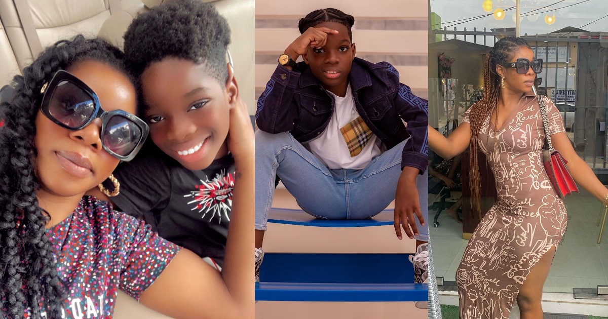 Wizkid’s babymama, Shola shares the message she received from her 10-year-old son, Tife (Screenshot)