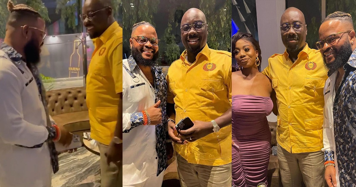 Moment multimillionaire, WhiteMoney meets with billionaire, Obi Cubana (Video)