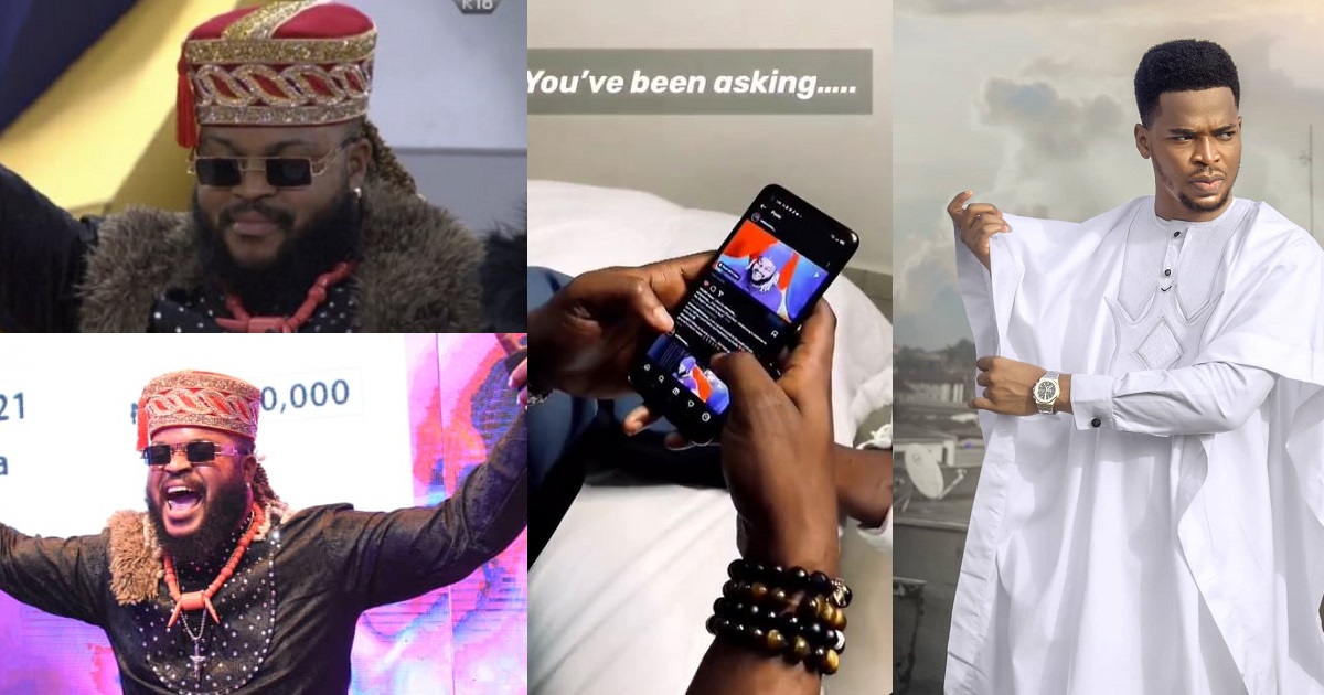 #BBNaija: Whitemoney’s Instagram handler revealed (Video)