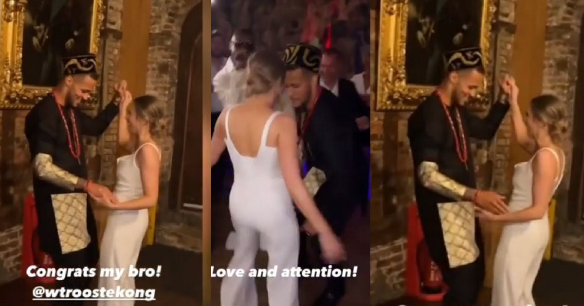 Super Eagles defender, William Troost-Ekong marries his longtime girlfriend in a private ceremony (video)