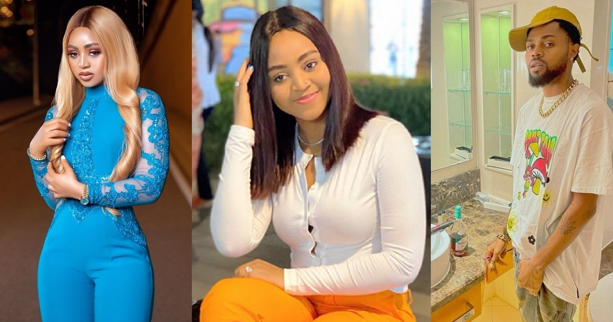 “Tell that to your son” – Regina Daniels’ brother reacts after she advised him to stop drinking gin because he looks slim (video)
