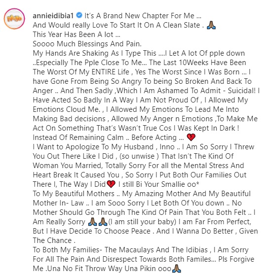 “The Last 10 Weeks Have Been The Worst Of My ENTIRE Life , Yes The Worst Since I Was Born” – Annie Idibia writes as she marks her 37th birthday. 4 248006465 3132132330355680 3377757313895624882 n 2