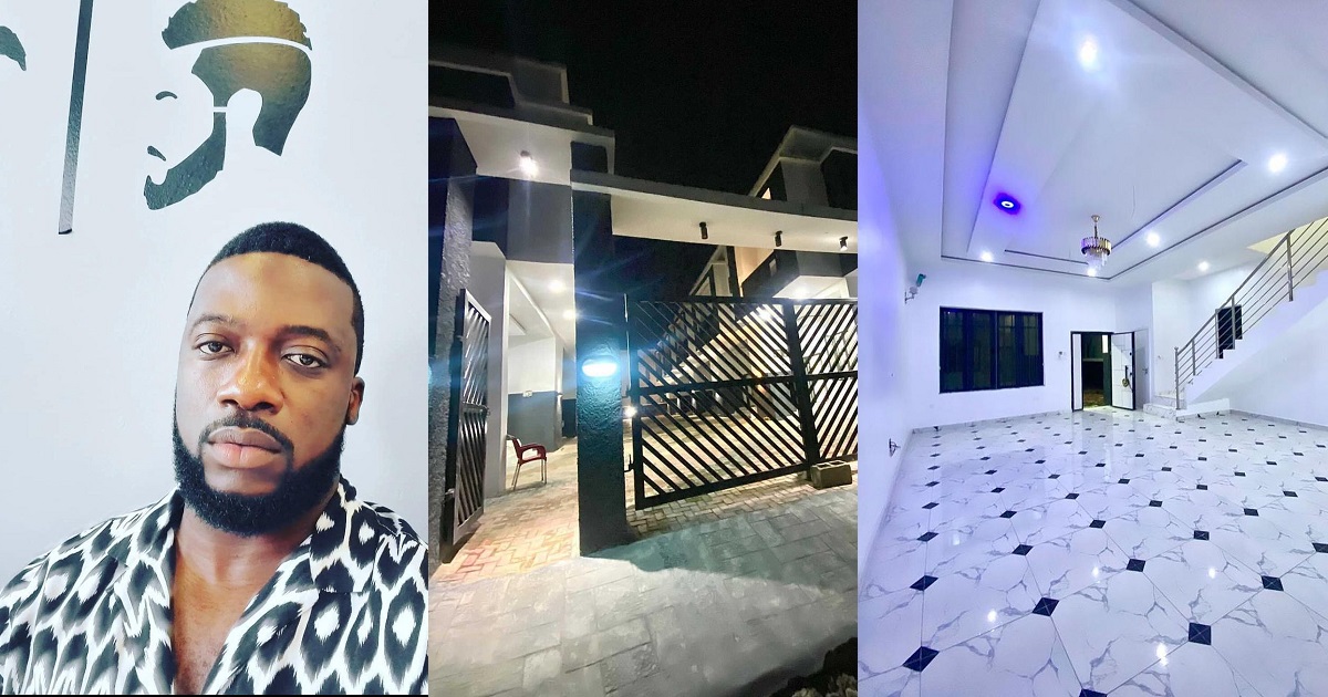 Actor Seun Sean Jimoh begins the new month by moving into his new Lagos home. (Photos)