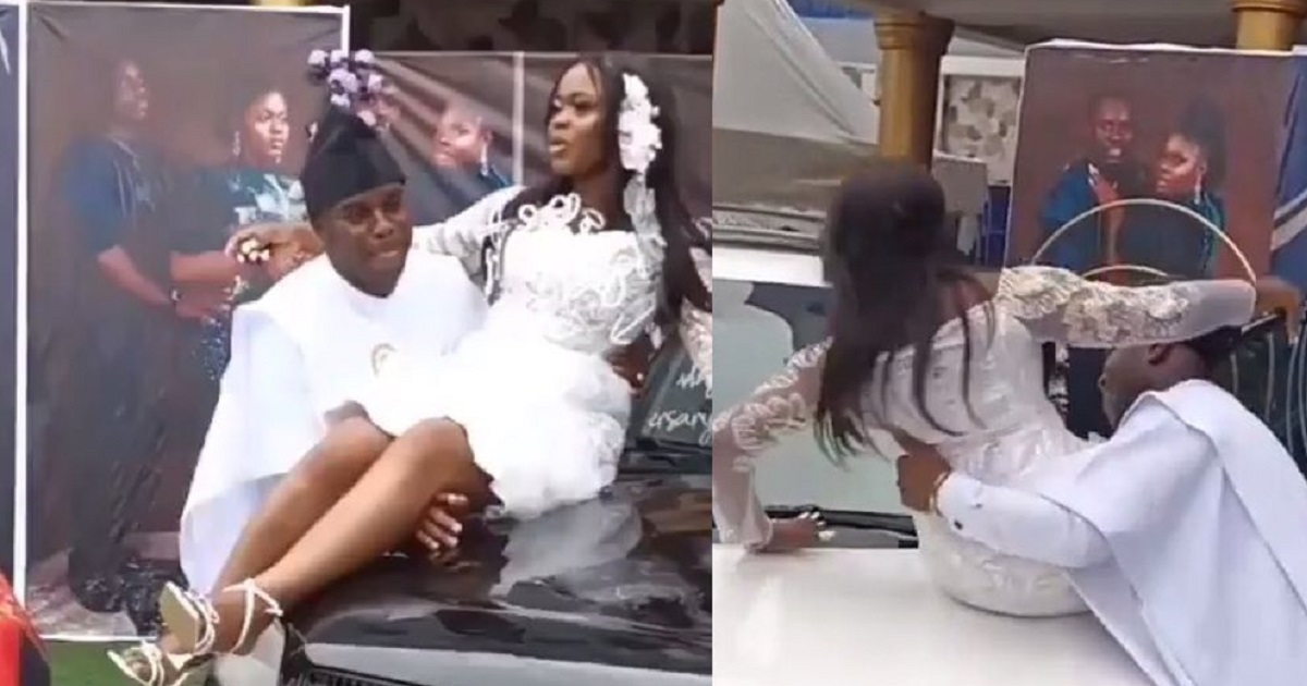 Husband rewards his wife with 2 cars on their 8th wedding anniversary