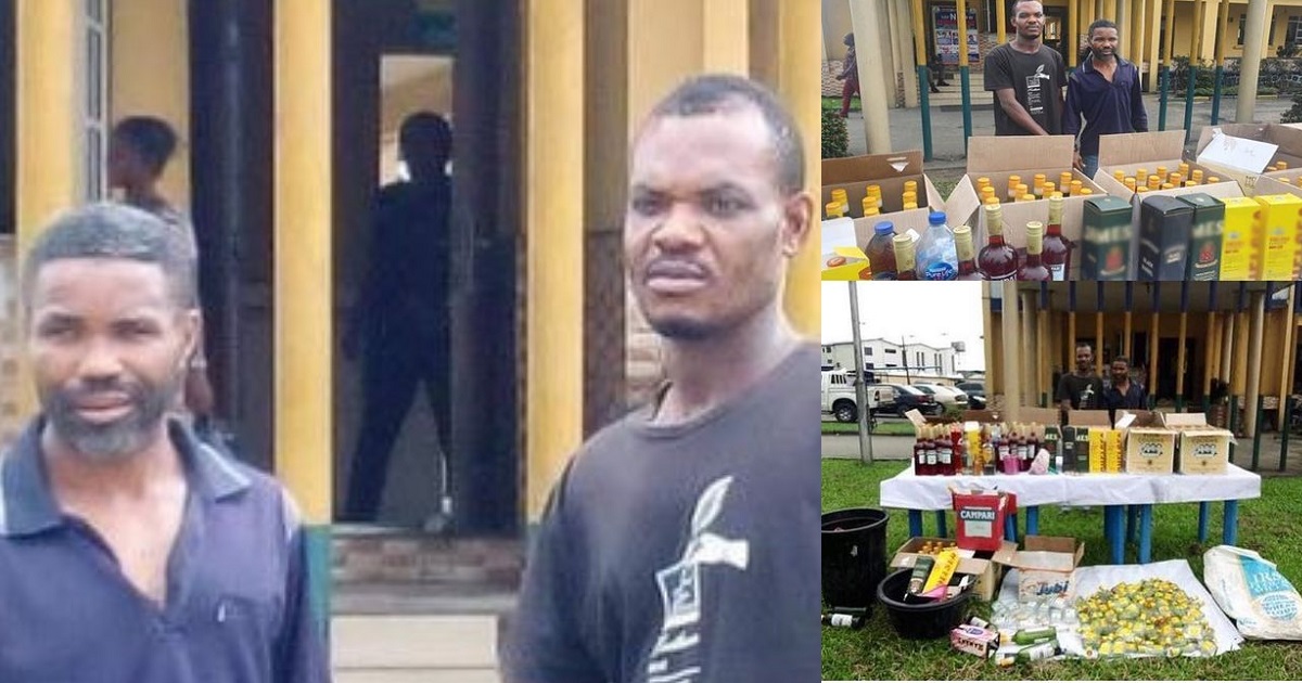 Hennessy 250 : Two suspects arrested for manufacturing fake acoholic drinks in Rivers