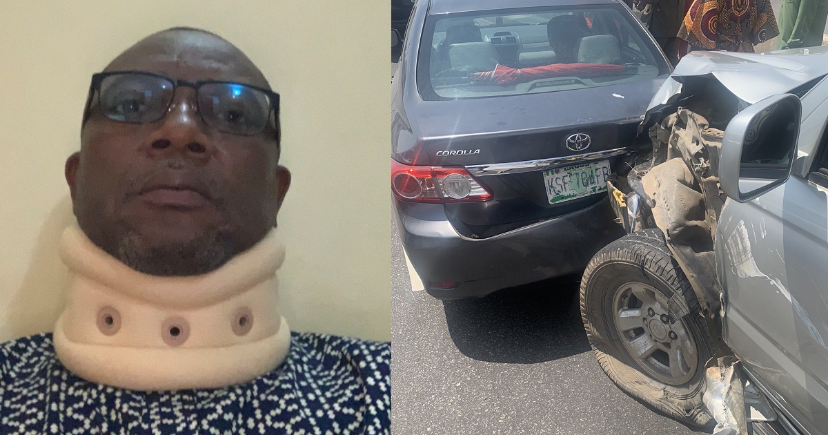 "Seat belt saved my life" Dr Joe Abah reveals after surviving car