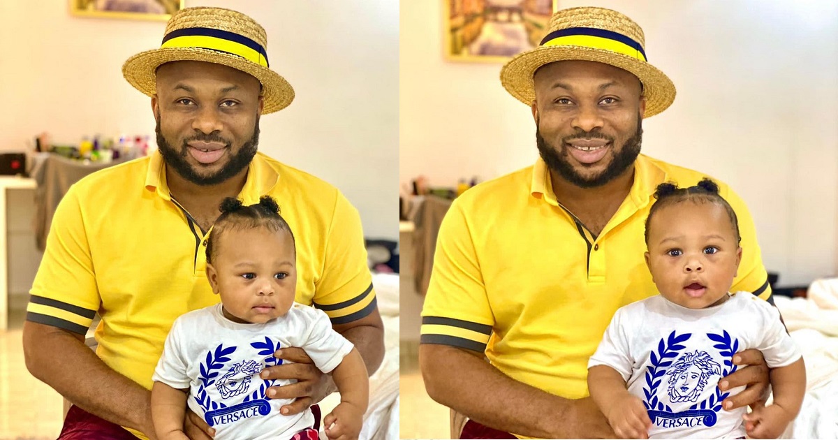 Olakunle Churchill shares adorable photos with his son, Omoniyi