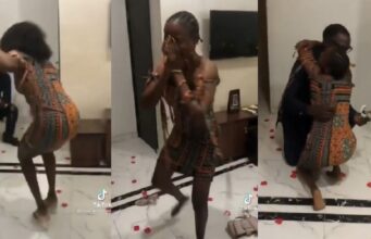 Lady goes wild