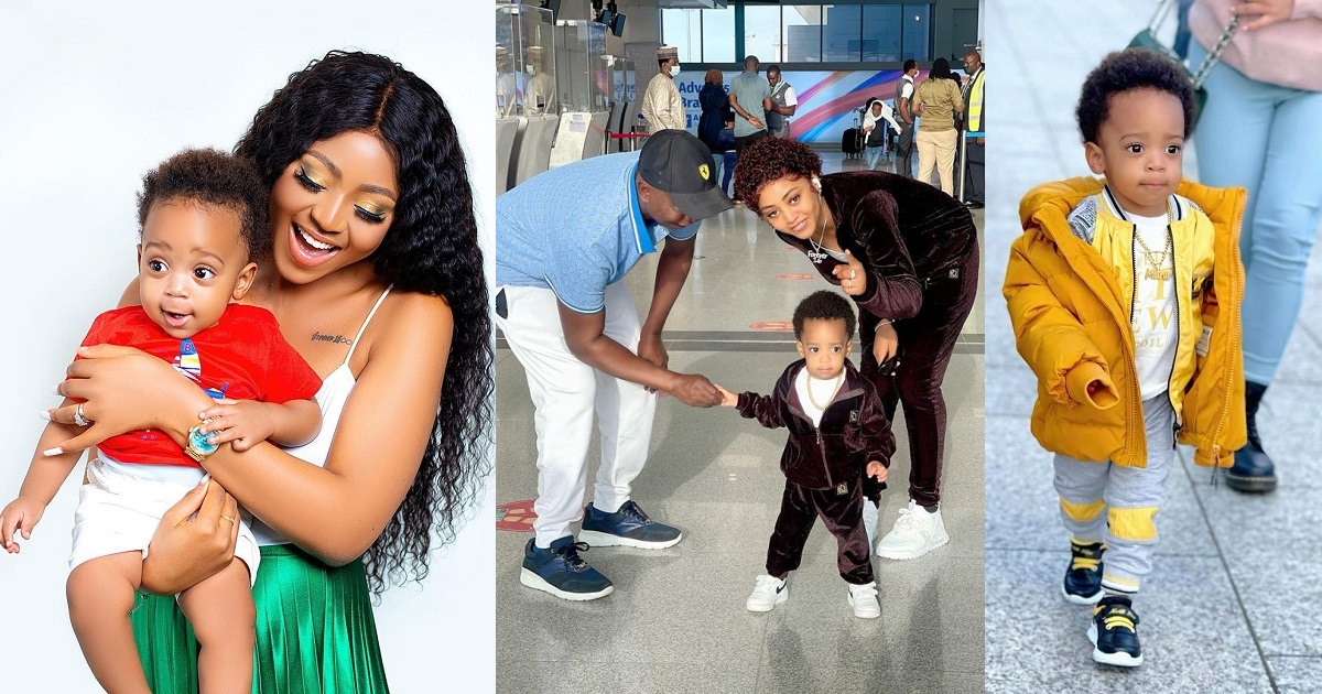“Am I posting my son too much?” – Regina Daniels asks after an ex-friend said it’s why her son got sick