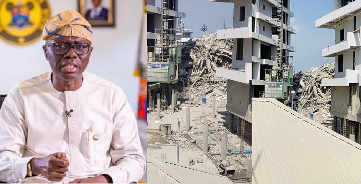 Ikoyi building collapse: “It will be tough to find survivors at this time” – Gov Sanwo-Olu