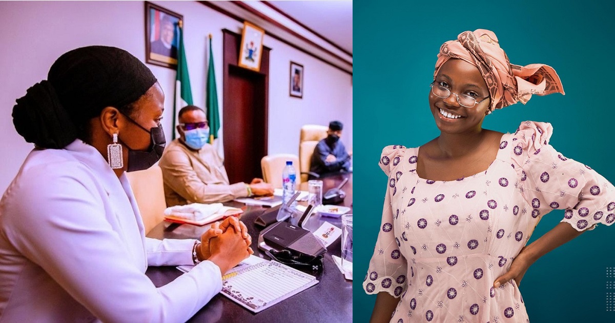 Comedian Taaooma fires back after she was called out for visiting VP Yemi Osinbajo with other Nigerian comedians