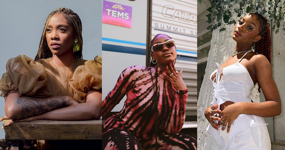 “Tiwa Savage never acknowledged Tems, Ayra Starr” – Fan questions singer