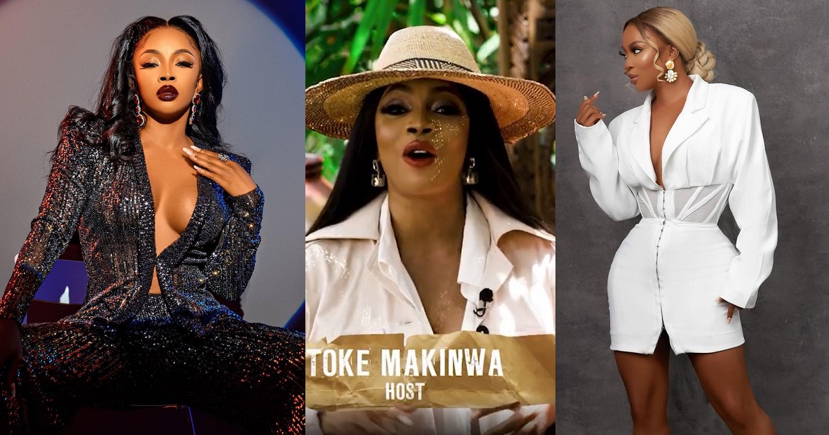 “If no one will, I will give myself a pat on the back” – Toke Makinwa hails herself as a ‘good presenter’