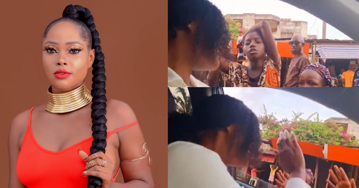 Actress, Nelly Edet’s reaction when traffic beggars prayed that “she will be richer than Dangote” (video)