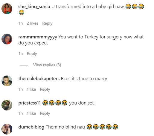 “The new body is a banger” –Fans reaction as actress, Eniola Badmus reveals guys that used to call her ‘badoo’ now calls her ‘baby girl’ 6 crf4ref43