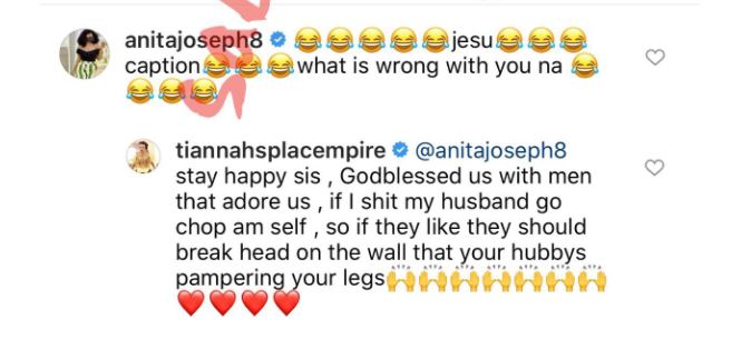 “If I shit my husband go chop am” – Toyin Lawani says as she reacts to video of actress, Anita Joseph’s husband massaging her leg at an event 5