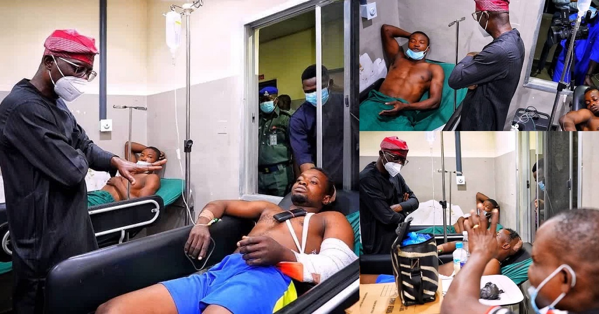 Governor Sanwo-Olu visits victims of Ikoyi building collapse (photos)