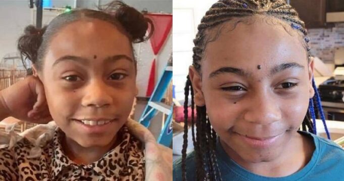 10-year-old girl hangs