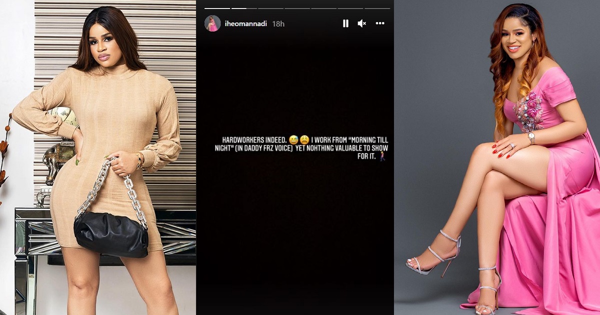Footballer Emmanuel Emenike’s wife, Iheoma, shades ‘hard workers’