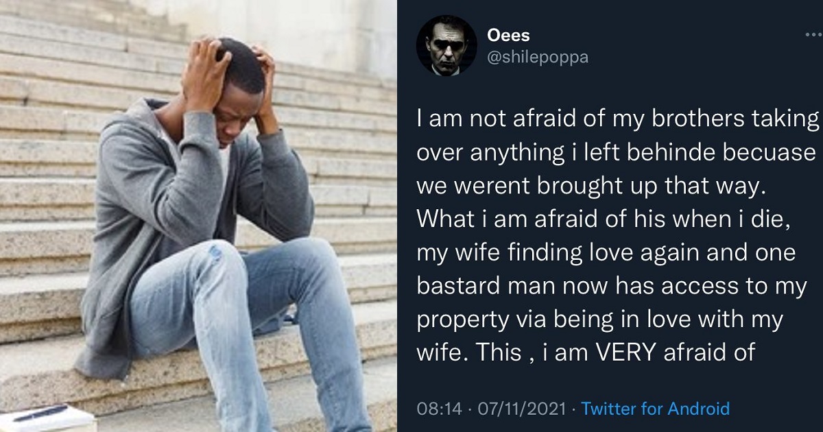 “I am afraid of my wife falling in love and another man taking my properties when I die” – Nigerian man shares his concerns