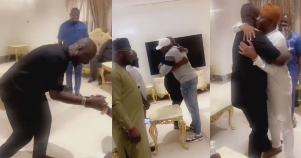Obi Cubana hangs out with friends after his release from EFCC custody (video)