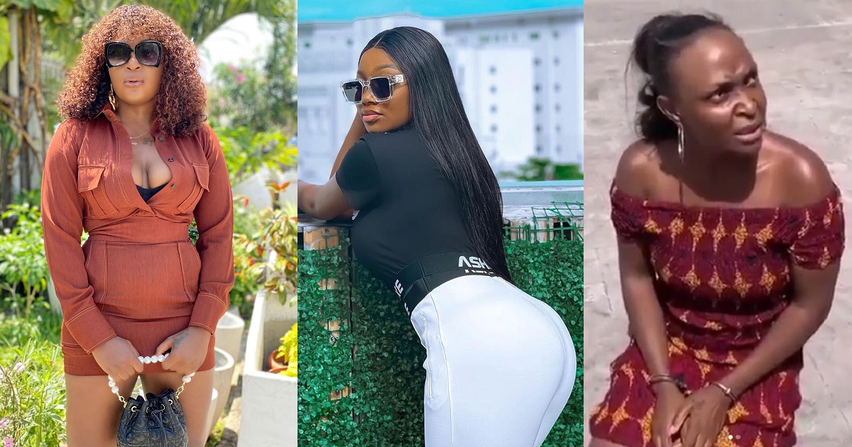 “Don’t copy my script” – Relationship expert, Blessing Okoro, tells influencer, Abike after claiming someone else’s mansion as hers