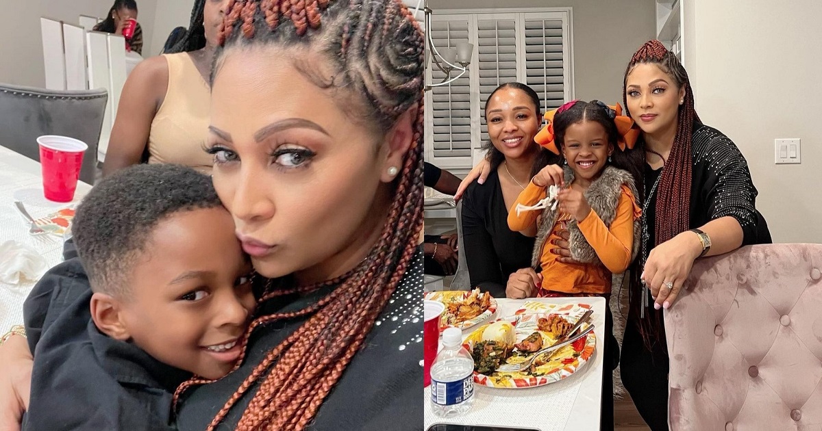 The Okoye wives, Anita and Lola, celebrate Thanksgiving together (photos)