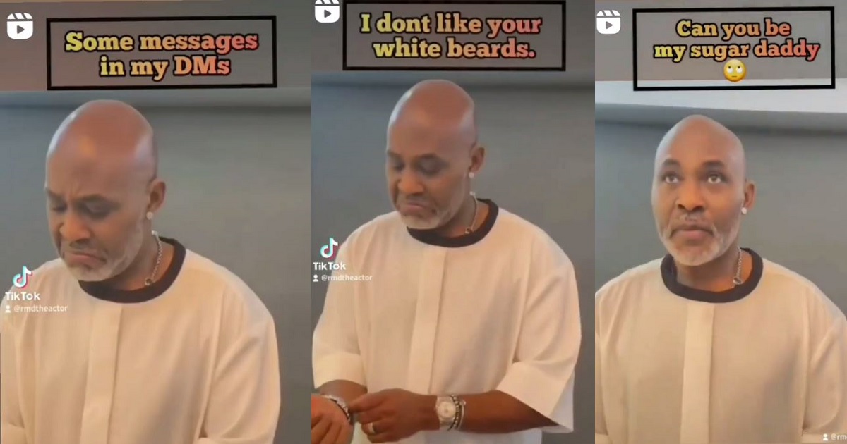 “Will you be my sugar Daddy?” – Actor, RMD shares some of the messages he received from fans (video)