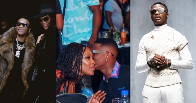 Naomi Campbell showers