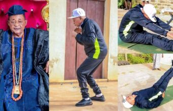 Alaafin of Oyo pictured