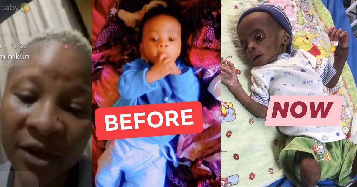 Teenage mother cries out over the state of her baby after her madam allegedly seized the child because she couldn’t pay back the hospital bill she helped her with