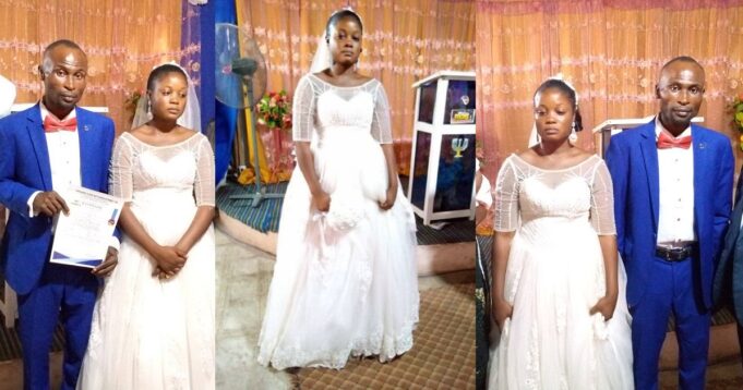 Nigerian groom reacts